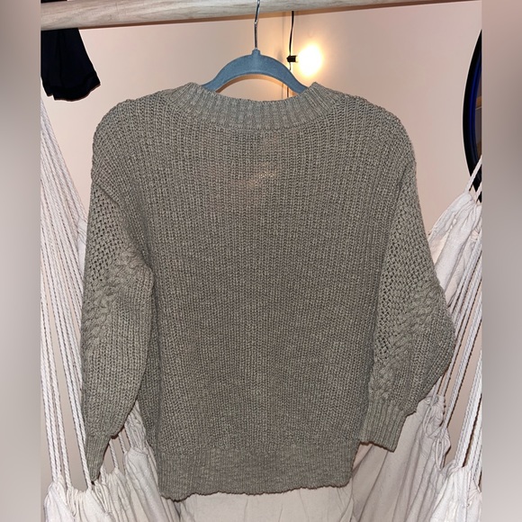 Green knitted sweater - Picture 2 of 2